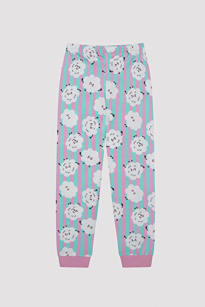 Penti Kız Çocuk Popcorn Çok Renkli 2li Pijama Takımı