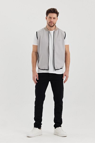 ALEXANDERGARDI Narrow Cut Polar Waterproof Softshell Fabric Vest (Uni-Ylk03)