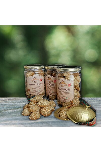 hataydangelir Mini Ikramlık Cevizli Kömbe 660cc Cam Kavanozlarda