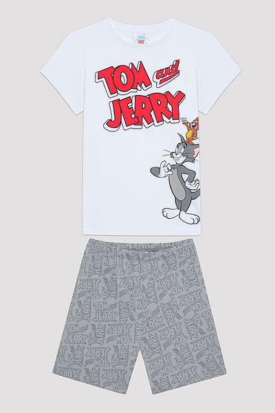 Penti Boy's Tom&Jerry Multicolored Pajamas Set