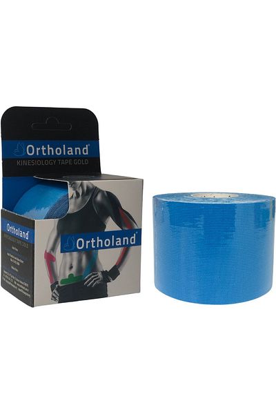 Ortholand Bandă Kinesi de culoare albastru deschis, bandă pentru dureri musculare pentru atlet, bandă pentru chineas