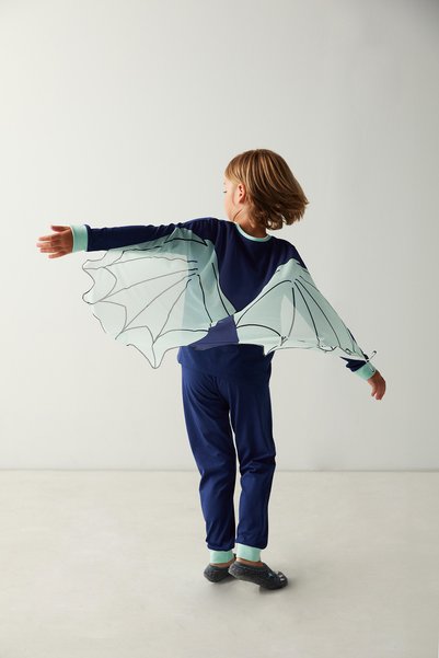 Penti Set de pijamale cu mâneci lungi Dragon Wings pentru băiat