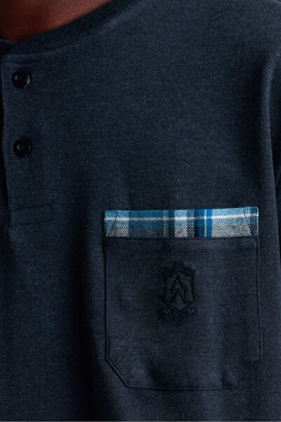 AYYILDIZ 62785 Erkek Lacivert Pijama Takımı