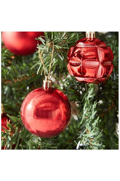 Home Box Blovec 24-Assorted Bauble Set - 6 cm