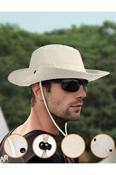 Mihos Καπέλο Safari Unisex Μπεζ