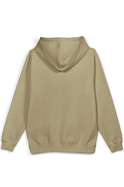 Overoz Μπεζ φούτερ με κουκούλα Teddy Bear με στάμπα πόρτας Oversize H1069