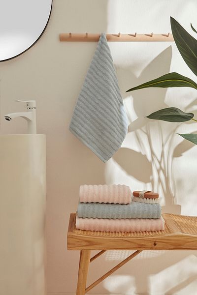Karaca Home Cod 4 Piece Bath Set Powder-Blue