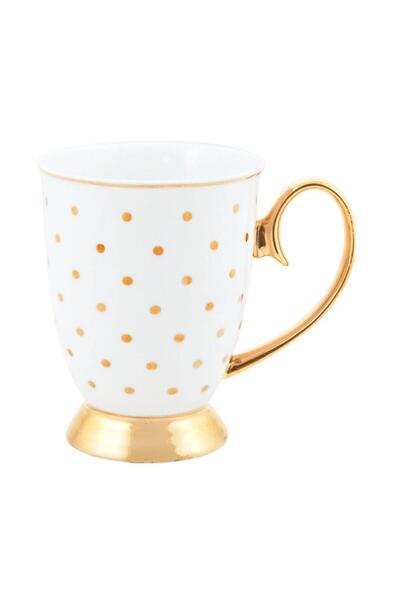 Cristina Re Mug Ivory Polka Gold