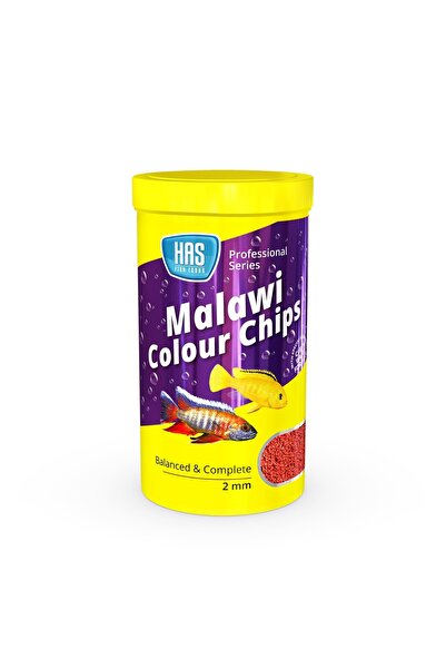 Has Malavi Colour Chips 45 gr Cichlid Balıkları İçin Akvaryum Balık Yemi