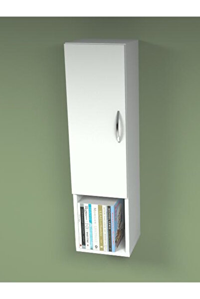 yamandekorasyon nevada 3 bölmeli duvar rafı beyaz