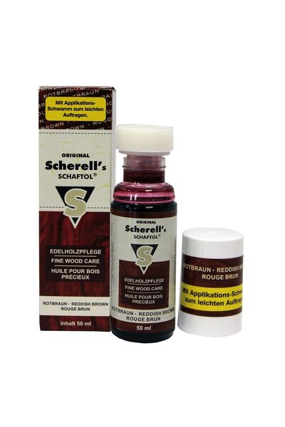 Scherell's Şaftöl Reddish Brown Süngerli 50 ml Kızıl