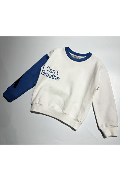 BOBBY JR KİDSWEAR SWEATSHIRT UNISEX CU GÂRĂ DE BICICLETA CU IMPRIMARE BREATHE...