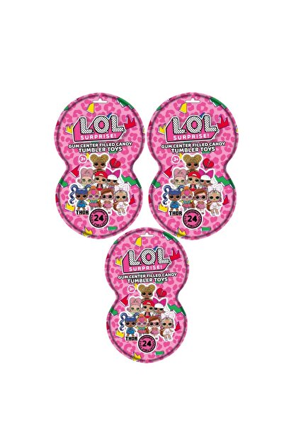 LOL L.O.L SURPRISE Hacıyatmaz Bebek Figür Çeşitleri Ve Şekerleme 3 Adet