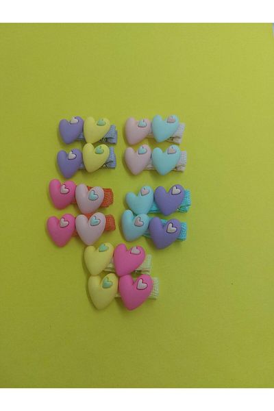 Demeter Colorful Heart Latch Buckle (Pink/Dusty Pink)