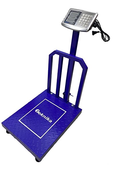 AHLE HOME 600 Kg Terazi 45x60 Cm Platform Arka Korumalı Paslanmaz Çelik Tuşlu...