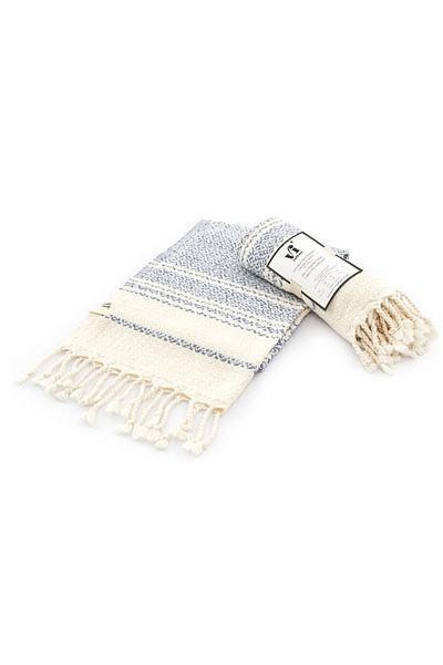 Vi’cotton Ύφασμα μουσελίνας 100% βαμβακερό σχέδιο Μπάνιο, Πετσέτες Κουζίνας Σετ 2 Μπλε 86 Χ 41 εκ.