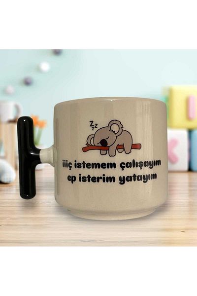 GameFruy I'M Not Wanting I'M Working Ep I Want Horizontal Double Sided Written t Mug Cup (Black Handle)