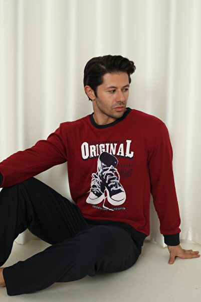 Wordex Súprava domáceho pyžama Falkom 5011 Interlock Thick Winter Printed