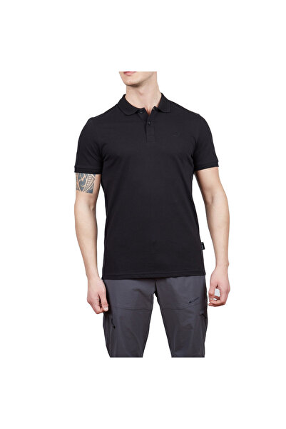 Alpinist 600303 Alpinist Stratus Men's Polo T-Shirt Black XXL