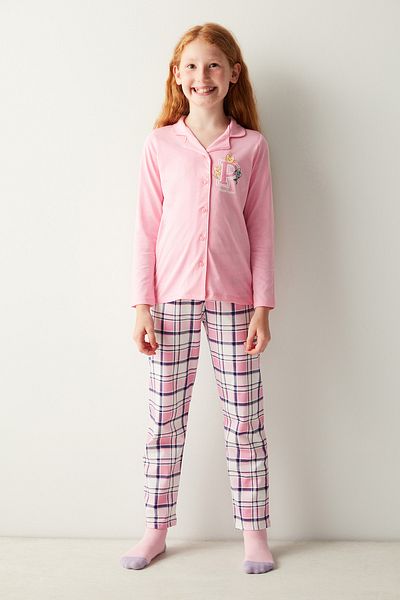 Penti Girl's Sleep Long Sleeve Pajama Set