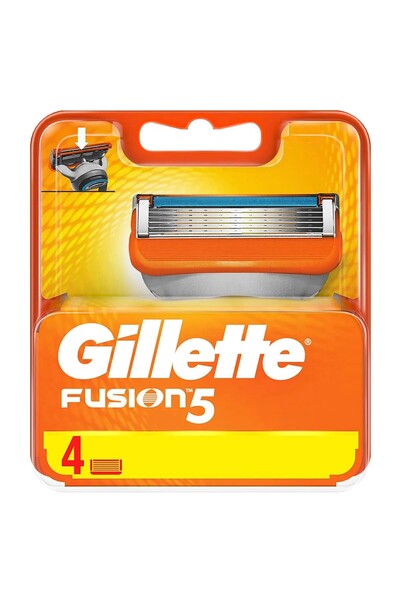 Gillette Fusion 5 Yedek Bıçak 4'lü Bıçak (ALMANYA ÜRETİM)