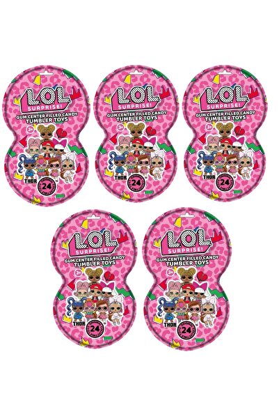 LOL L.O.L SURPRISE Haciyatmaz Figür bEBEK Çeşitleri Ve Şekerleme 5 Adet
