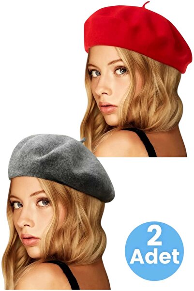 Uniquetrenders Жіноча французька 2-х частинна шапка-бер