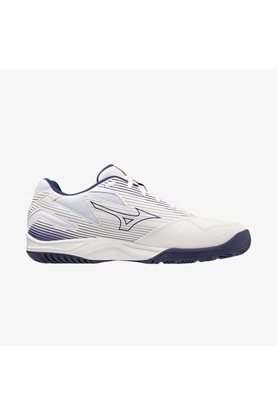 MIZUNO حذاء Cyclone Speed 4 للرجال باللون الأبيض للكرة الطائرة