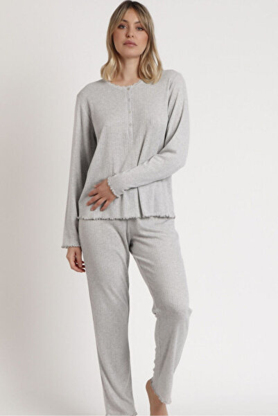 AYYILDIZ 62624 Gri Pjama Takımı