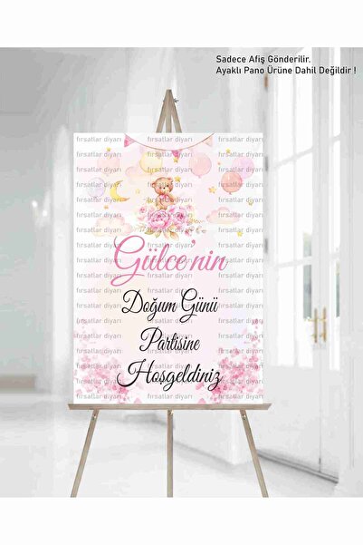 fırsatlar diyarı Kişiye Özel Bebek Çocuk Mevlit - Doğum Günü - Parti Hoşgeldi...