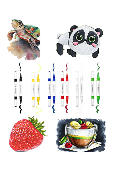 arttone ART-X Akrilik Marker  6'lı Canlı Renkler Set
