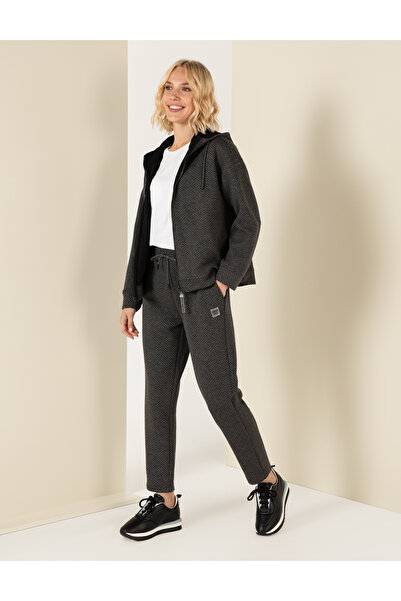 Pierre Cardin Φούτερ Ανθρακί Μελανζέ Mom Fit 50253894-VR081