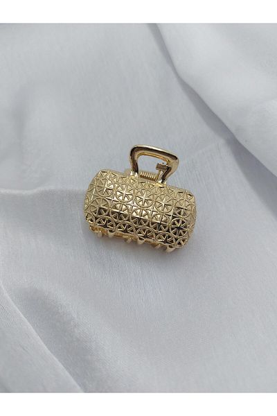 Demeter Square Gold Metal Latch Buckle