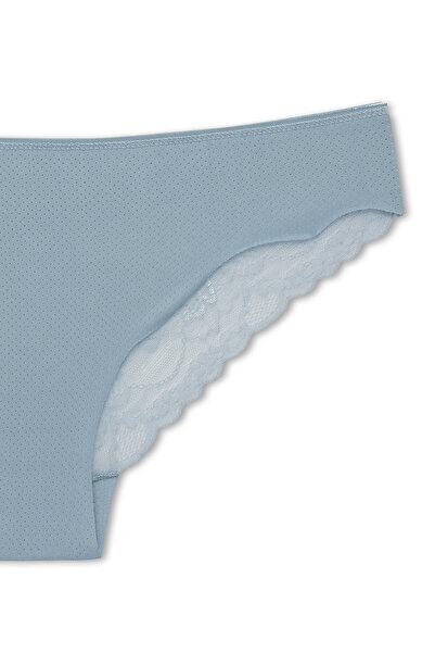 HNX Інтерлок лазерний виріз з мереживною обробкою ззаду Жіночі трусики