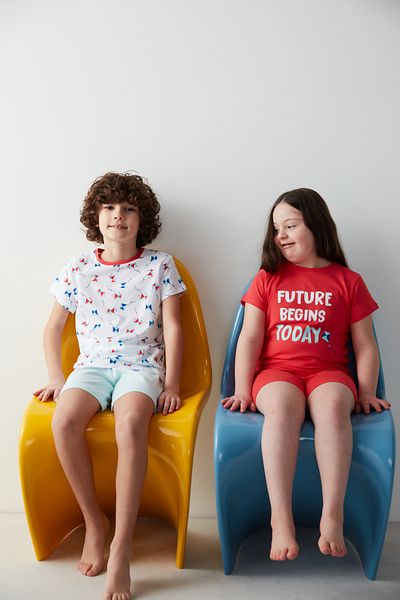 Penti Unisex Children's Kite Patterned 2-Piece Pajama Set