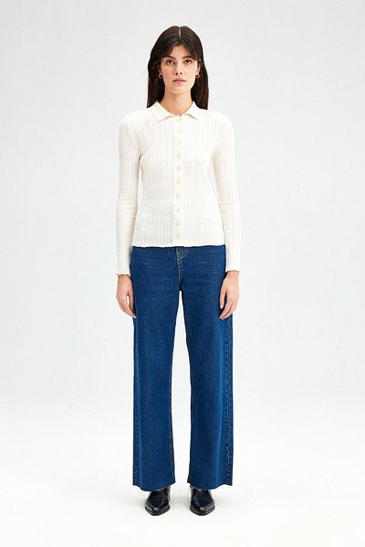 Touché Privé Polo Neck Thin Knitwear Body