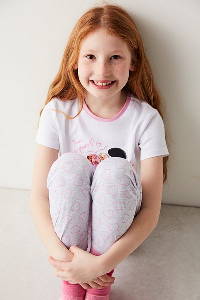 Penti Girl's Barbie Beach Pajama Set-Barbie Collection