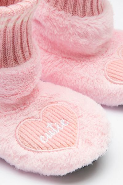Penti Light Pink Girl's Cuite Booties Socks
