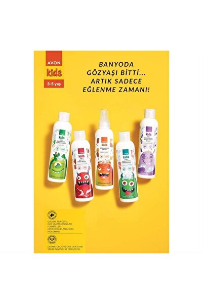 AVON Kids Karpuz Kokulu 2'si 1 Arada Şampuan Ve Saç Kremi 200ml