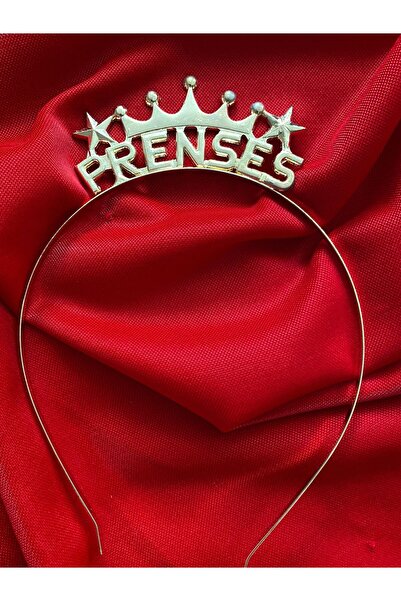 Hepimizin 1 Adet GOLD PRENSES Yazılı Metal Parti Taç Doğum Günü Renkli Parti ...