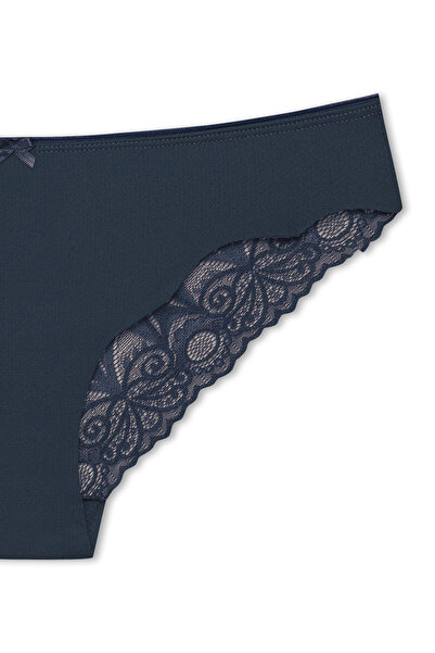 HNX Інтерлок лазерний виріз з мереживною обробкою ззаду Жіночі трусики