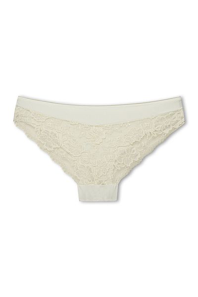 HNX Γυναικεία εσώρουχα Interlock Laser Cut Lace Slip πίσω