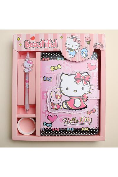 ZETCONCEPT Sanrio Hello Kitty Notebook Pen Tape Set-No:1 a Gorgeous Gift - Sc...