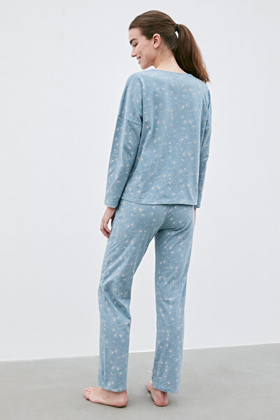 Penti Relax Blue Lotus Pijama Takkımı