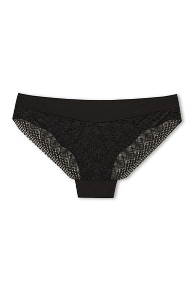 HNX Γυναικεία εσώρουχα Interlock Laser Cut Lace Slip πίσω