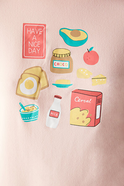 Penti Nice Day Termal Pembe Tişört Pijama Üstü