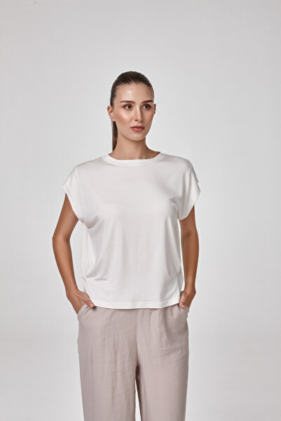 relactive KADIN KISA KOLLU BLUZ ТЕНИСКА ECU