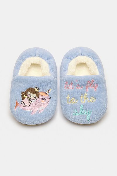 Penti Sky Light Blue Booties Socken für Mädchen