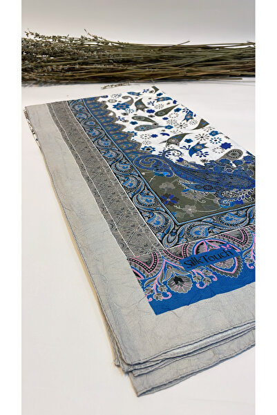 Onur Шарф - Мінімальний візерунок з краєм, цифровий друк, не ковзає, модний шарф, стійкий до зминання, сезонний матеріал