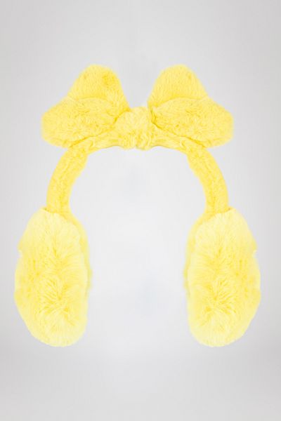 Penti Yellow Girl's Earphone with Ribbon Detail